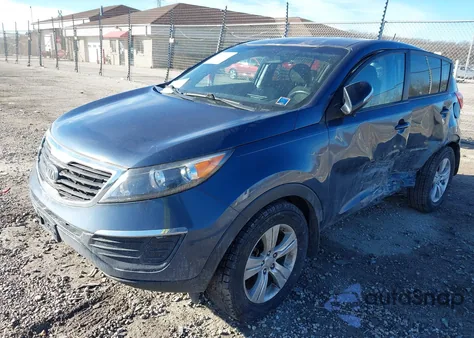 2012 Kia Sportage Lx from USA, damaged, VIN KNDPB3A22C7238647